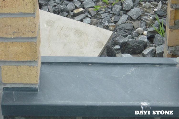 Window Sills Dark Grey Granite G654 visual surface Honed